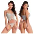 JSY 036 - ensemble de lingerie érotique (bleu)