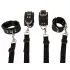 ZADO - kit de fixation au lit en cuir - noir