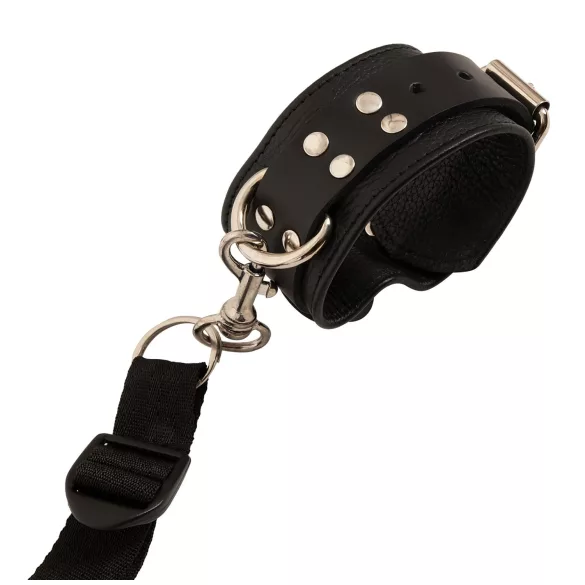 ZADO - kit de fixation au lit en cuir - noir