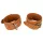 ZADO - Menottes en cuir pour poignets (marron)