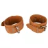 ZADO - Menottes en cuir pour poignets (marron)
