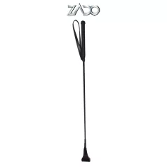 ZADO - cravache en cuir - noir