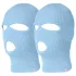 Balaclava - masque à 3 ouvertures - tricoté - bleu