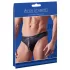 Svenjoyment - string homme zippé strass - effet brillant - noir - M