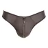 Svenjoyment - string homme zippé strass - effet brillant - noir - XL