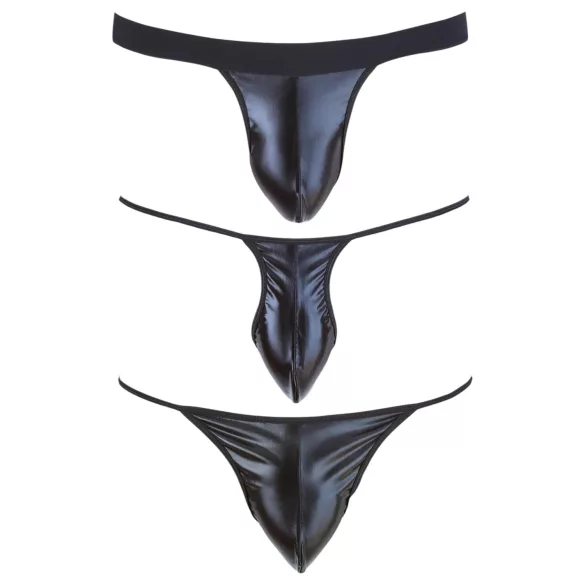 Svenjoyment - string homme lot de 3 - noir - S-L