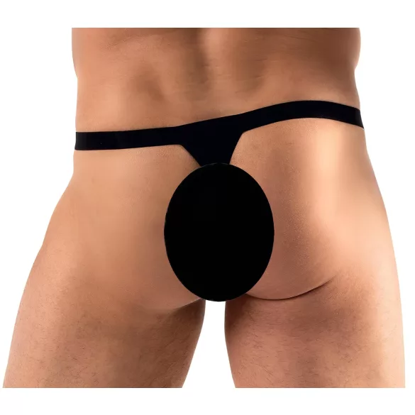 Svenjoyment - string homme - orné de strass - noir - M
