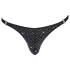 Svenjoyment - string homme - orné de strass - noir - M
