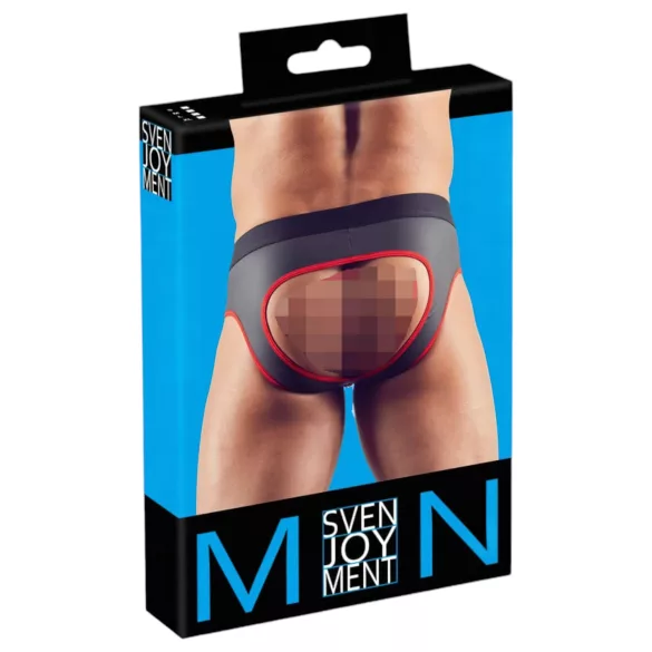 Svenjoyment - jockstrap ouvert - noir