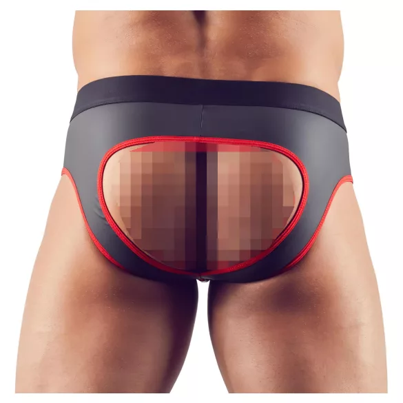 Svenjoyment - jockstrap ouvert - noir - XL