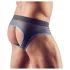 Svenjoyment - jockstrap ouvert - noir et bleu - M