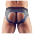Svenjoyment - jockstrap ouvert - noir et bleu - M