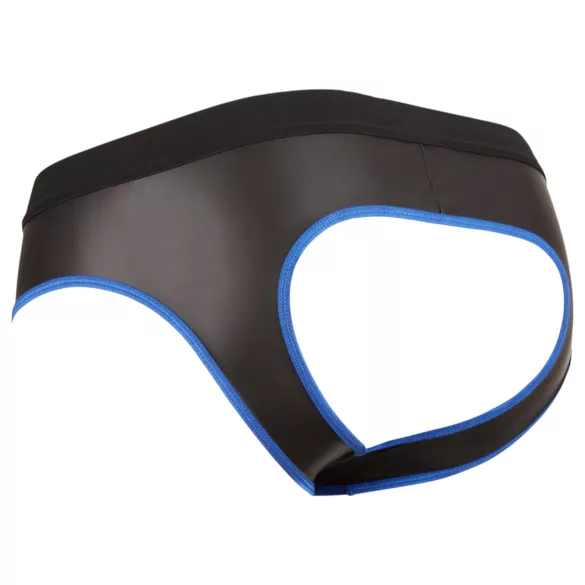 Svenjoyment - jockstrap ouvert - noir et bleu - M