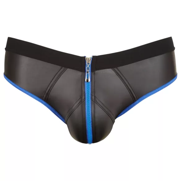Svenjoyment - jockstrap ouvert - noir et bleu - M