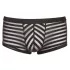 Boxer homme transparent rayé - noir - M