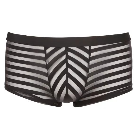 Boxer homme transparent rayé - noir - L