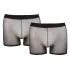 Svenjoyment - boxer transparent homme - noir - set 2 pièces - S-L