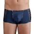 NEK - boxer homme résille noire à laçage - bleu
