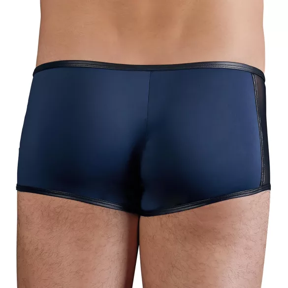 NEK - boxer homme résille noire à laçage - bleu