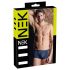 NEK - boxer homme résille noire à laçage - bleu - M