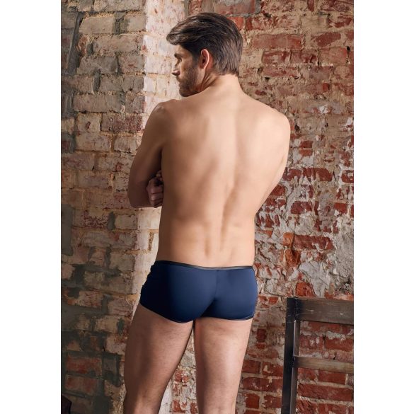 NEK - boxer homme résille noire à laçage - bleu - M