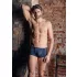 NEK - boxer homme résille noire à laçage - bleu - L