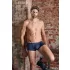 NEK - boxer homme résille noire à laçage - bleu - L