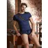 NEK - boxer homme résille noire à laçage - bleu - L
