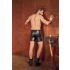 NEK - boxer homme long - fermeture métallique - noir
