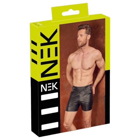 NEK - Short homme allongé avec boucle métallique (noir) - M