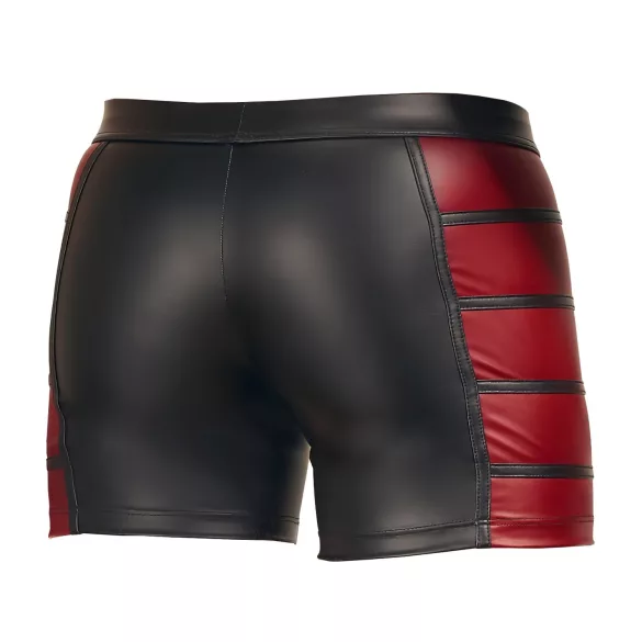 NEK - boxer zippé homme - bandes rouges latérales - noir