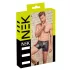 NEK - boxer zippé homme - bandes rouges latérales - noir - M