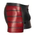NEK - boxer zippé homme - bandes rouges latérales - noir - M