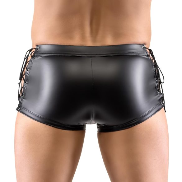Svenjoyment - boxer homme laçage côté - effet mat - noir - M