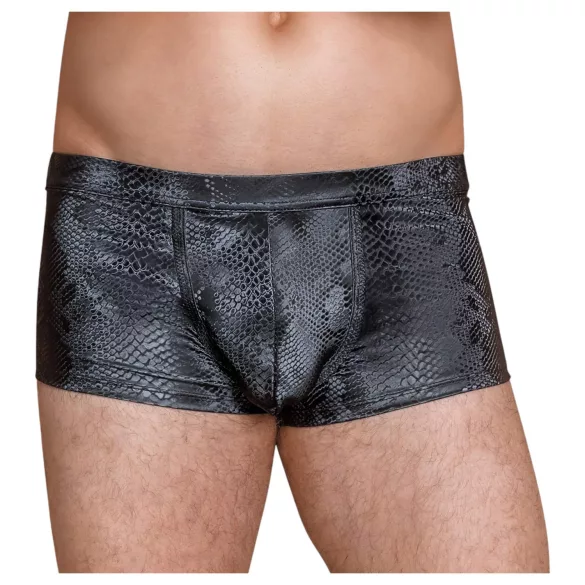 NEK - Boxer noir motif peau de serpent - M