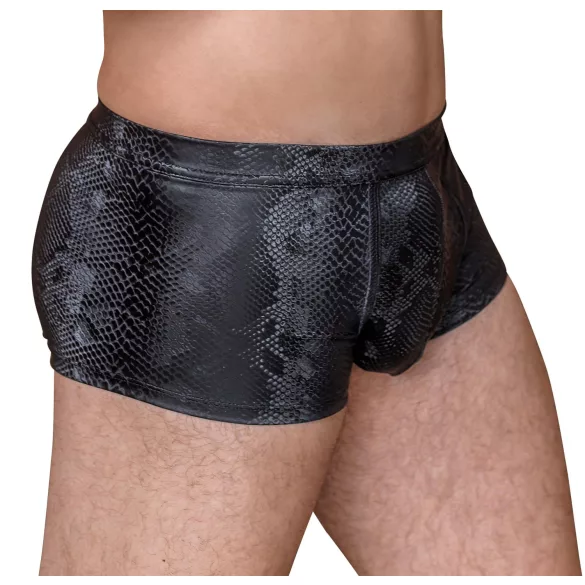 NEK - Boxer noir motif peau de serpent - M