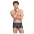 NEK - Boxer noir motif peau de serpent - M