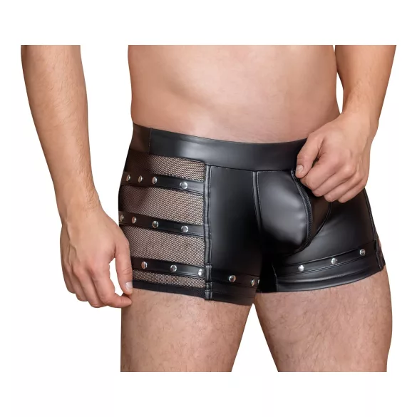 NEK - boxer homme zippé à clous - noir - M