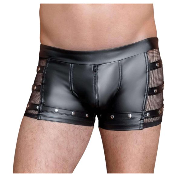 Boxer zippé avec clous (noir) - NEK - L