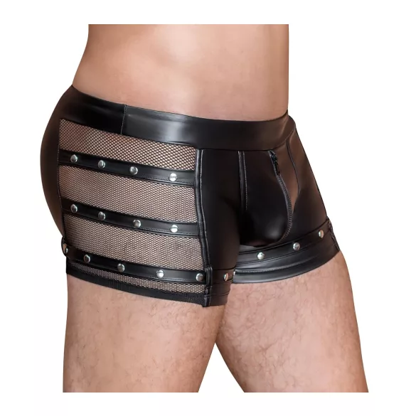 NEK - boxer homme zippé à clous - noir - L