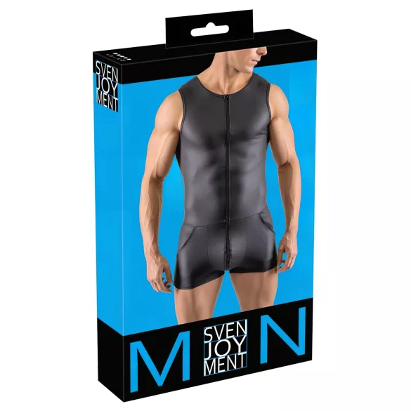 Svenjoyment - Combinaison homme sans manches courte (noir)