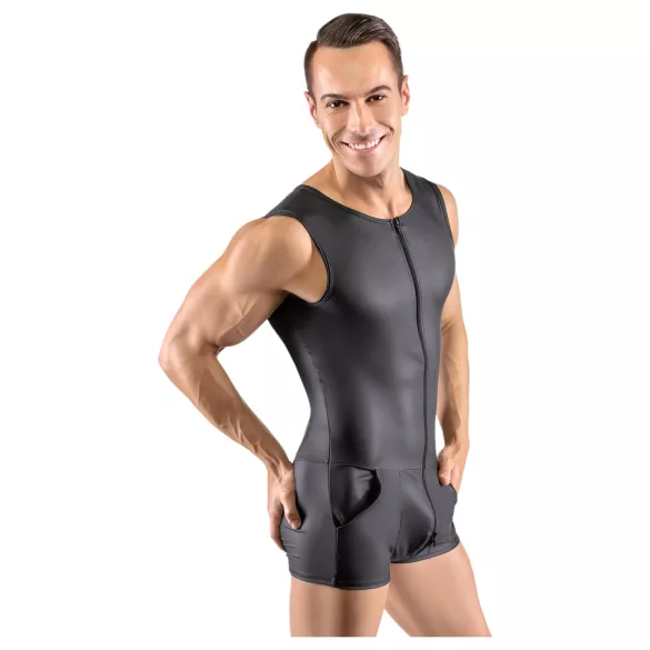 Svenjoyment - Combinaison homme sans manches courte (noir)