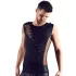 Svenjoyment - haut pour homme lacé asymétrique (noir)
