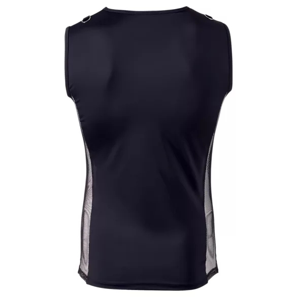 Svenjoyment - haut pour homme lacé asymétrique (noir) - L