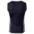 Svenjoyment - haut pour homme lacé asymétrique (noir) - XL