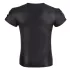 NEK - Haut homme manches courtes, effet mat (noir) - XL