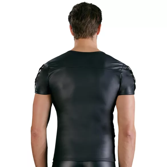 NEK - Haut homme manches courtes, effet mat (noir) - XL