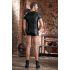 NEK - Haut homme manches courtes, effet mat (noir) - 2XL