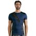 NEK - Haut homme bleu résille à lacets noir - L