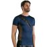 NEK - Haut homme bleu résille à lacets noir - L